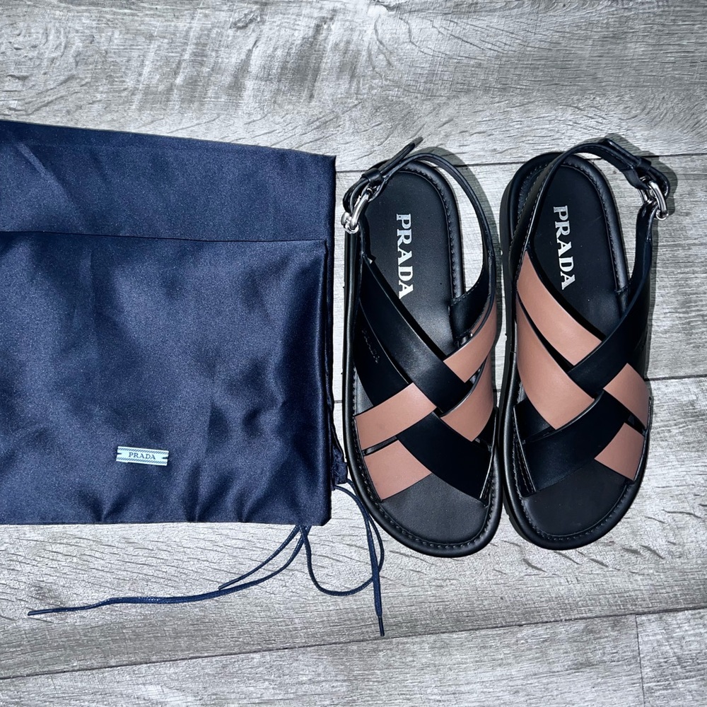Prada Leather Sandals